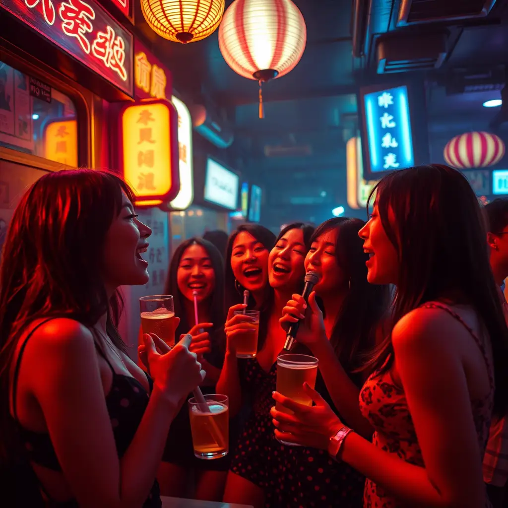 台北傳播 KTV 唱歌喝酒氛圍